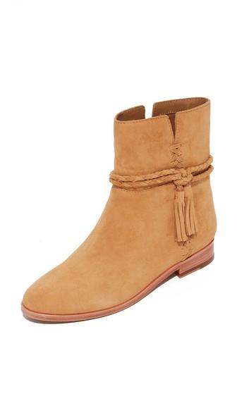 Frye Tina Whipstitch Tassel Booties