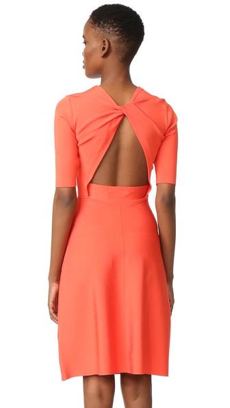 Victoria Victoria Beckham Twist Open Back Dress