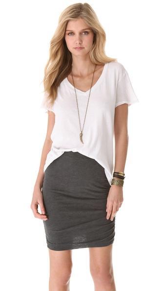 Stateside V Neck Tee - Paper