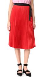 Tome Pleated Wrap Skirt