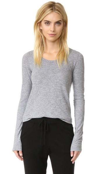 Monrow Long Sleeve Crew Tee