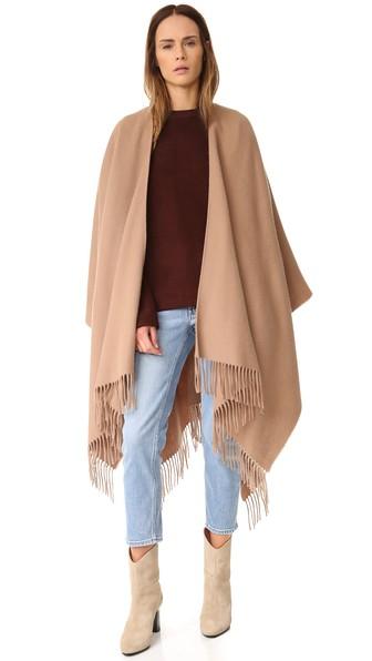 Acne Studios Apolo Fringe Poncho