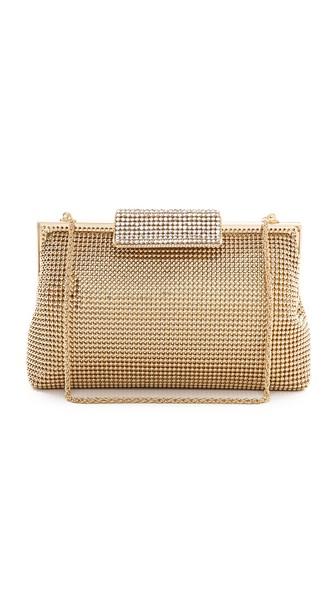 Whiting Davis Crystal Clasp Clutch