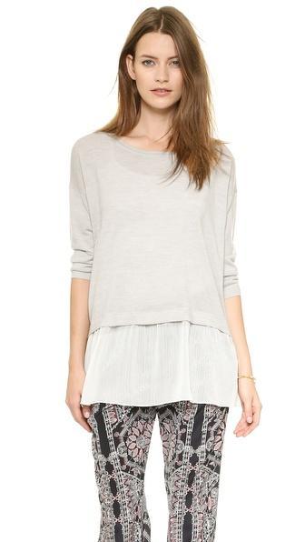 Club Monaco Madie Sweater - Light Heather Grey