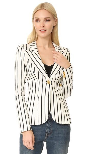 Smythe Striped Duchess Blazer
