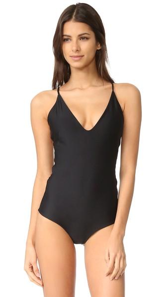 Mikoh Las Palmas Cross Back Swimsuit