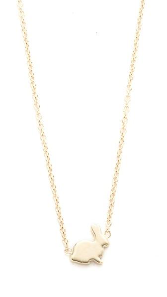 Ariel Gordon Jewelry The Menagerie Bunny Necklace