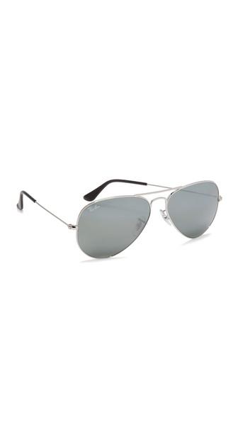 Ray Ban Mirrored Original Aviator Sunglasses
