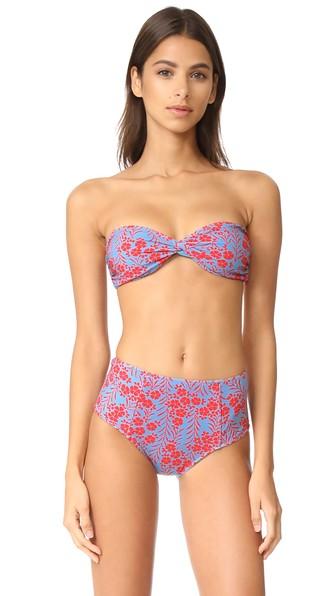 Diane Von Furstenberg Twist Bandeau Top