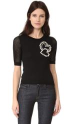 Boutique Moschino Short Sleeve Sweater