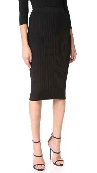 Cushnie Et Ochs Crisscross Waistband Pencil Skirt