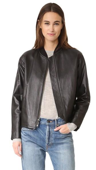 Vince Drop Shoulder Bomber Jacket