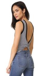 T By Alexander Wang Open Back Twist Tank Top