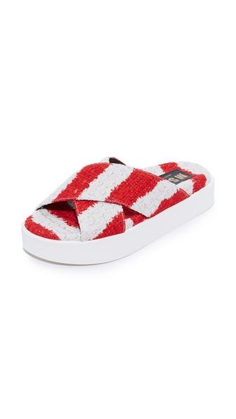 Msgm Crisscross Wrap Sandals