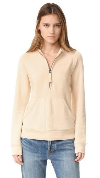 Helmut Lang Terry Shrunken Sweatshirt