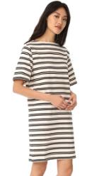 Acne Studios Dodora Stripes T Shirt Dress