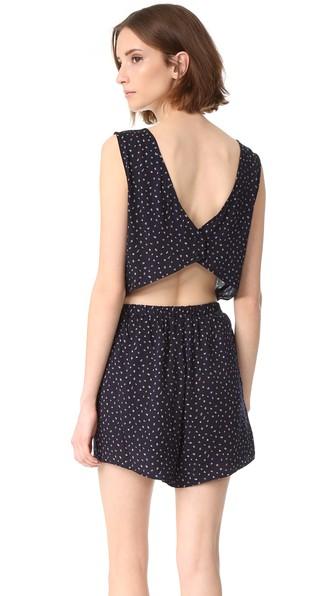 Cupcakes And Cashmere Gianna Button Back Romper