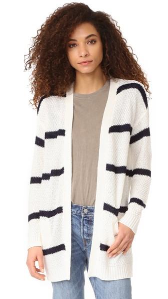 Cupcakes And Cashmere Ridley Stripe Cardigan