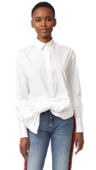 Victoria Victoria Beckham Asymmetrical Bow Shirt