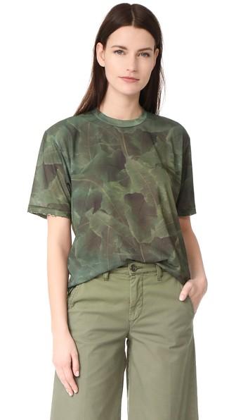 Baja East Palm Print T Shirt