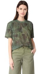 Baja East Palm Print T Shirt
