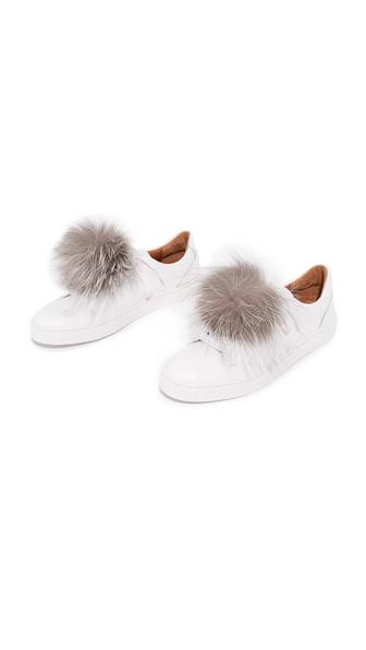 Jocelyn Shoelace Fur Poms