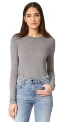 T By Alexander Wang Classic Cropped Long Sleeve Tee