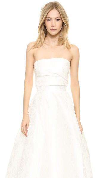 Monique Lhuillier Emmy Bandeau Top