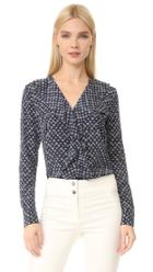 Veronica Beard Hart Button Down Top