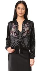 Somedays Lovin Erin Velvet Bomber Jacket