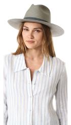 Janessa Leone Marion Short Brimmed Panama Hat