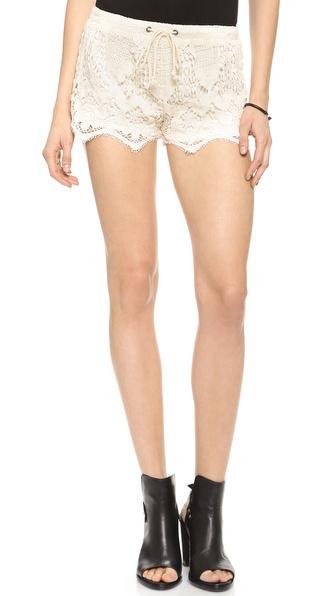 Lovers + Friends Adore Shorts - Natural Lace