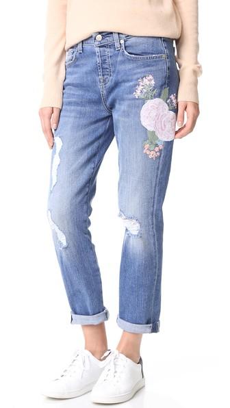 7 For All Mankind Josefina Boyfriend Jeans