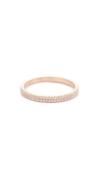 Ef Collection Double Diamond Eternity Stack Ring