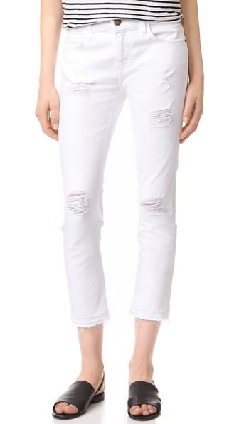 Current Elliott The Cropped Straight Jeans