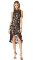 Ali Jay Lace Sheath Dress With Flared Hem