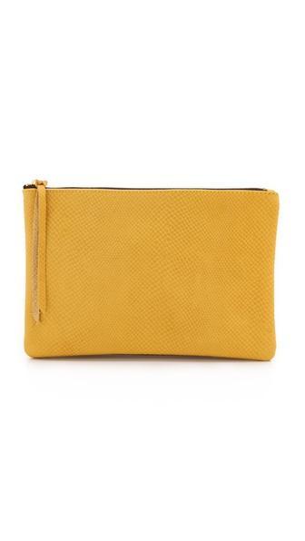 Oliveve Queenie Clutch - Yellow Cobra
