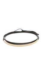 Cloverpost Gloss Leather Wrap Choker Necklace