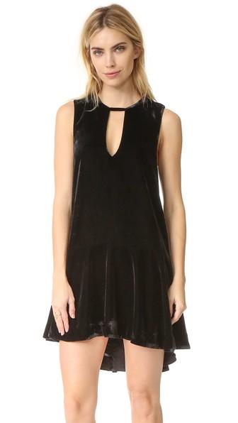 Free People Soft Focus Velvet Dress