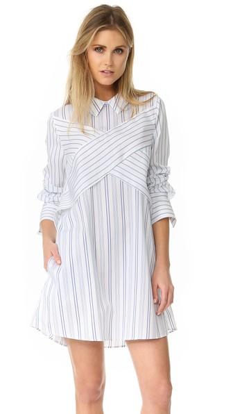 Bcbgmaxazria Crisscross Shirtdress