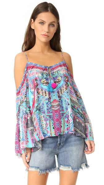 Camilla Festival Friends Drop Shoulder Top
