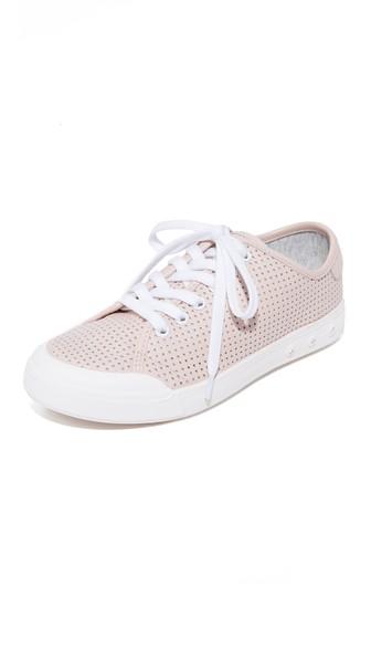 Rag Bone Standard Issue Perforated Lace Up Sneakers