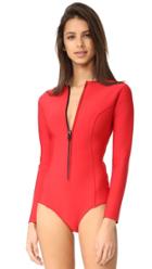 Lisa Marie Fernandez Farrah Long Sleeve Neoprene Maillot