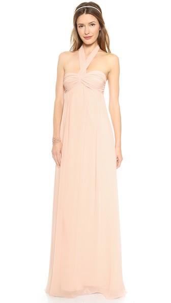 Joanna August Tatum Long Strapless Gown