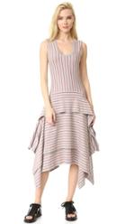 Opening Ceremony Stripe Tiered Short Long Dress