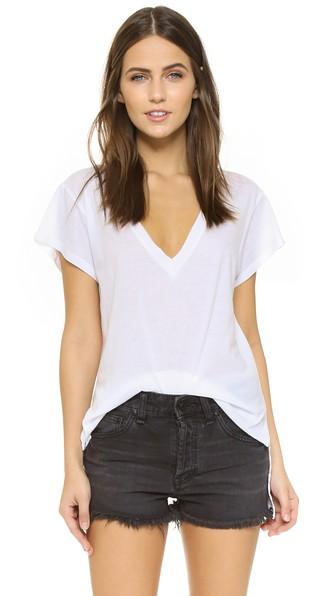Lna Carmen V Neck Tee