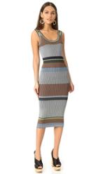 Diane Von Furstenberg Sleeveless Knit Tank Midi Dress