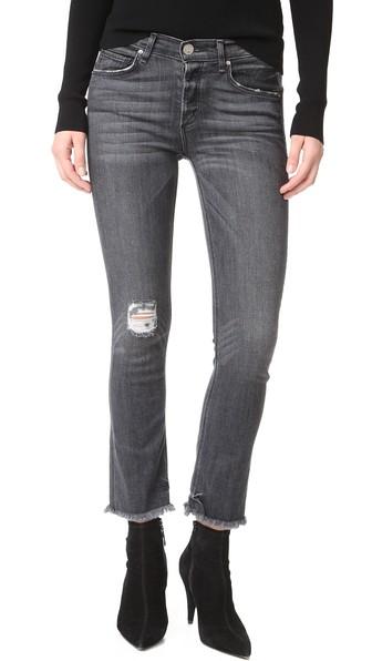 Mcguire Denim Cropped Valetta Jeans With Raw Hem