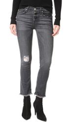 Mcguire Denim Cropped Valetta Jeans With Raw Hem