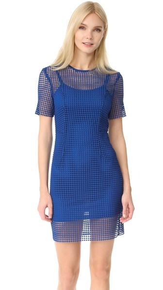 Diane Von Furstenberg Chain Lace Dress